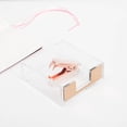 thumbnail image 3 of MasteelfCA Dissolvant de Fibres Acrylique Transparent Or Rose Accessoires de Bureau École, 3 of 4
