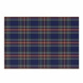 thumbnail image 1 of Plaid Cutting Board, Old Fashioned Scottish Tartan Country Style Geometric Look Abstract Arrangement, Decorative Tempered Glass Cutting and Serving Board, Small Size, Multicolor, by Ambesonne, 1 of 1