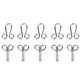 thumbnail image 5 of Coser Los Sujetadores De Gancho De Capa De Hierro De 10 Piezas, Gancho De Ropa Interior De Metal De , Fácil De Usar Para Suéteres, Sobre Abrigos, 5 of 7