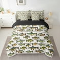 thumbnail image 2 of Manfei Pike Fish 7-Piece Twin Bedding Sets,Old Barn Door Bedding Comforter Set,Animals Marine Life Sheet Sets For Teens,Microfiber Bedroom Decor Reversible, 2 of 8