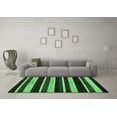 thumbnail image 3 of Ahgly Company Indoor Rectangle Abstract Emerald Green Modern Area Rugs, 5' x 8', 3 of 4