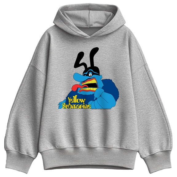 The Beatles - Blue Meanie Oversized Fleece Hoodie Sweatshirt