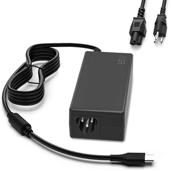 65W 45W USB Chromebook Charger Replacement for HP, Dell, Lenovo, Asus, Google, Acer, Samsung Type C Laptop Charger AC Adapter Power Cord Supply