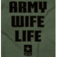 thumbnail image 2 of US Army Wife Life Military Logo Women Crewneck Sweatshirt Brisco Brands S, 2 of 6