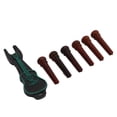 thumbnail image 3 of Guitar Bridge Pin 6Pcs Guitar Pin Maple For Replacement ANGGREK Otros, 3 of 8