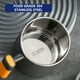 thumbnail image 4 of Taza de café de acero inoxidable con aislamiento de doble pared, tapa y asa | Taza térmica de viaje de 450 ml | Vaso reutilizable para bebidas frías y calientes para la oficina, el hogar y la, 4 of 7