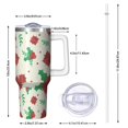 thumbnail image 2 of Christmas 40oz Tumbler– Stainless Steel Insulated Tumbler with Handle and Straw, Large Capacity Travel Cup for Hot & Cold Drinks, 2 of 7