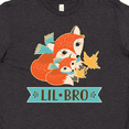 thumbnail image 4 of Inktastic Little Brother Woodland Fox Lil Bro Youth T-Shirt, 4 of 5