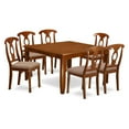 thumbnail image 3 of East West Furniture Parfait 7 Piece Keyhole Dining Table Set, 3 of 4