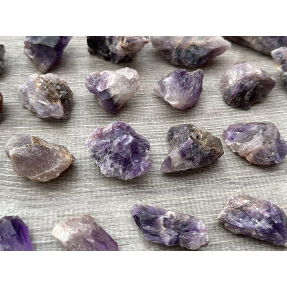 Raw Amethyst, Natural Amethyst Stone, Natural Rough Amethyst, Amethyst Rough, Amethyst Healing Crystal (Amethyst, 0.25 Pound)