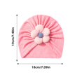 thumbnail image 3 of Baby Girls Turban Hats With Bow Caps Bonnets Headwraps For Toddlers Children Waterproof Quick-Drying UPF 50+ Sun Hat,Toddler Boys Girls Summer Beach Hats, 3 of 4
