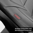thumbnail image 6 of coverdream Santa Fe Seat Covers Custom Fit Hyundai Santa Fe 5 Seats 2019 2020 2021 2022 2023 SE/SEL/XRT - Leather (Black,Full Set), 6 of 6