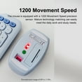 thumbnail image 3 of Mofii Wireless Keyboard and Mouse Set 110-Key Full Size Ultra-Slim 2.4GHz 1200 Movement Speed USB Ergonomic for Office Laptop, 3 of 9