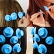 thumbnail image 5 of Jumpingount 10 unids/set de rizador de pelo de silicona de goma suave, rodillos de pelo giratorios, rizador de pelo sin calor, herramienta DIY para Cuidado del cabello Azul, 5 of 5