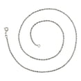 thumbnail image 1 of Cadena Singapur Dama 45 Cm 2 Mm Grosor Oro Blanco 14k Lam blanco Unitalla, 1 of 8
