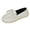 #007-White, variant on Yusimy Women's Fashionable Casual Penny Loafers - Round Toe Low-Cut Slip-On Shoes with Bowknot Detail Comfortable Flat Sole Classic Loafers Style for Everyday Wear