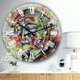 thumbnail image 2 of DesignArt Street Art Graffiti Holy Man Large Wall Clock, 2 of 2