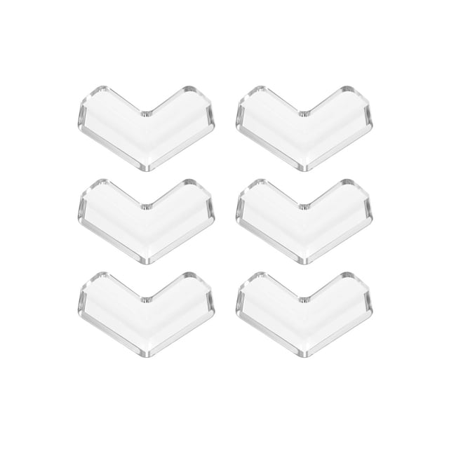 6 protectores de esquina para mesas infantiles Protectores de esquina para muebles infantiles Protectores de esquina para mesas domésticas