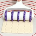 thumbnail image 4 of Big Sale ! Jiiey Cutter New 2024 Cake Cookie Pie Cutter Fondant Strip Ribbon Cutter Sugarcraft Tool Rolling Pin Embosser Roller Set Tools Tray, 4 of 7