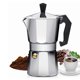 thumbnail image 5 of Cafetera ZHCH para estufa Moka portátil de aluminio con mango de plástico 50ml, 5 of 5