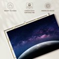 thumbnail image 6 of Elephant Stock Earth And The Milky Way Wall Art - Horizontal Canvas Wall Art - Living Room Wall Decor - Astronomy & Space Canvas - Blue And Gray Decor - 12" x 8", 6 of 8