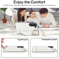 thumbnail image 6 of for Samsung Galaxy S23+ Plus Case with Wristband Strap, PU Leather Phone Case with Ring Stand Case for Samsung Galaxy S23 Plus ZWD White, 6 of 18
