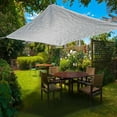 thumbnail image 6 of Summer Savings Clearance! Boovnll Sun Shades Outdoor Patio, 6.6x8.2Ft Rectangle Sand UV Block Sunshade Mesh Insulation Permeable Heavy Duty Shade Cloth for Outdoor Patio Yard Garden, Sun Shade, 6 of 8