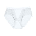 thumbnail image 2 of Sunvit-Panties Juniors White High Waisted Lace Underwear (Size S) - Nylon Spandex Stretchy, Wide Waistband & Satin-Front for Daily/Special Occasions, 2 of 9