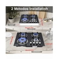 thumbnail image 5 of Parrilla Empotrable A Gas 4 Quemadores Estufa De Gas Mesa Vidrio Templado Color Negro, 5 of 5