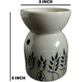 thumbnail image 3 of India Meets India Ceramic Pot Tealight Holder [White], Decorative Tealight Holder for Home Décor/Office, Best Used for Meditation/Yoga, Tealight Holder w/ Set of 4 Tealights, 5 x 3 in, 3 of 5