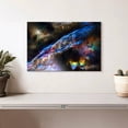 thumbnail image 2 of Elephant Stock Glowing Veil Nebula Wall Art - Horizontal Canvas Wall Art - Living Room Wall Decor - Astronomy & Space Canvas - Black And Gray Decor - 12" x 8", 2 of 4