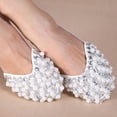 thumbnail image 2 of New Ballet Soft Flat Shoes Belly Dance Shoes for Girls And Women Dance Room Practice shoes Pearl Dancing Shoes 6 colors (gold,40.5), 2 of 7