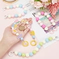 thumbnail image 3 of 4Pcs 4 Style Acrylic Beaded Bag Straps with Alloy Spring Gate Rings Bag Replacement Accessories Mixed Color 262mm and 302x26mm 1pc/style, 3 of 6