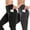 #1 2 Pack Black, Dark Grey, variant on High Waist Yoga Pants with Pockets Tummy Control Workout Legging 4 Way Stretchy Compression Tights