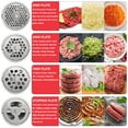 thumbnail image 4 of Wiselet Metal Food Grinder Attachment for KitchenAid Stand Mixer with 4 Grinding Plates, 3 Grinding Blades 2 Sausage Stuffer Tubs…, 4 of 5