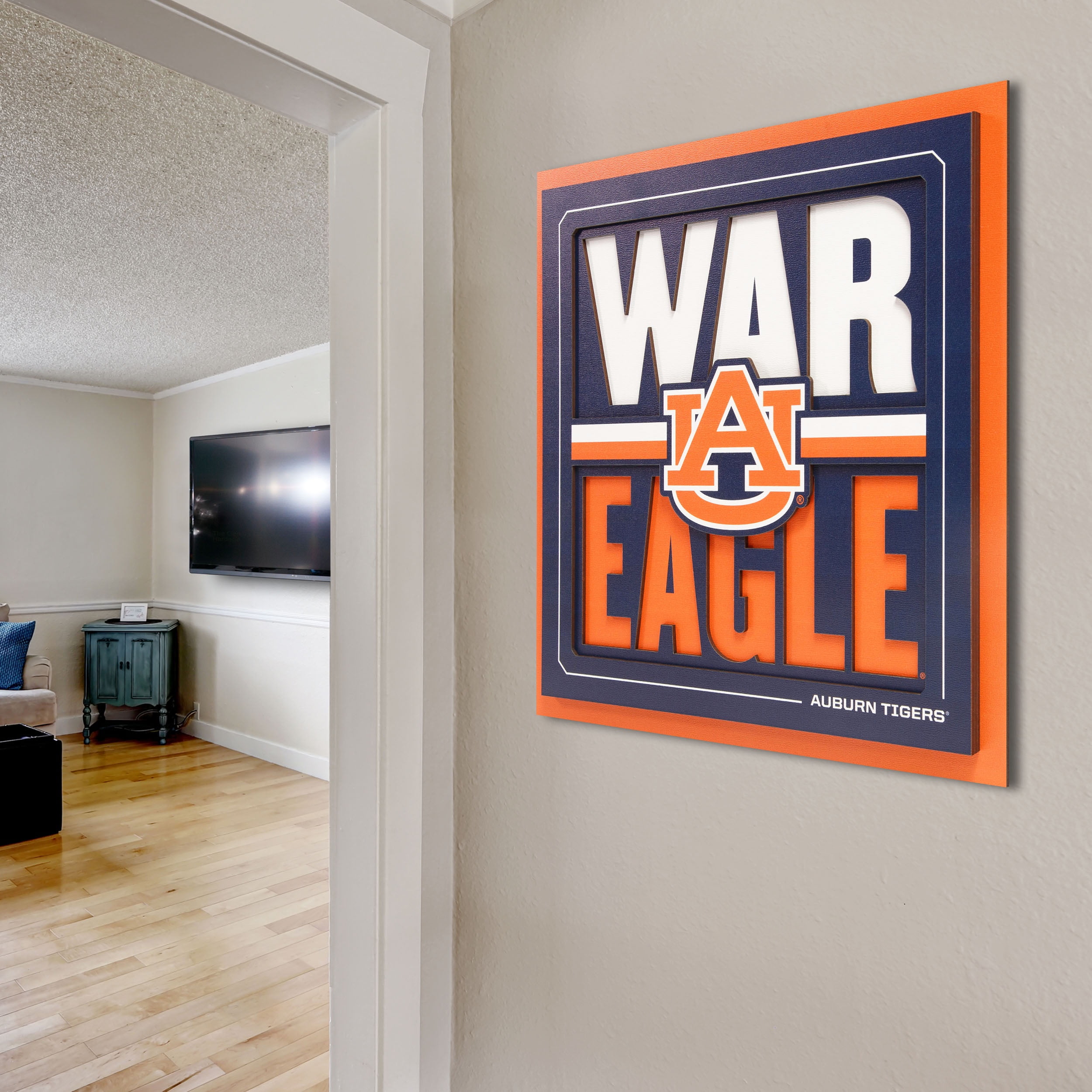 YouTheFan NCAA Auburn Tigers Slogan Series 3D Wall Art