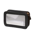 thumbnail image 1 of Precio reducido por tiempo limitado!Bolsa de aseo cuadrada de PVC transparente, bolsa de almacenamiento de productos para el cuidado de la piel con empalme de moda, bolsa de cosméticos de viaje portá, 1 of 2