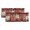 Red Black, variant on Christmas Red Check Valances for Windows, Decorative Rod Pocket Window Valance Curtains, Poinsettia Xmas Flower Snowflake Berry Short Curtain Drapes for Kitchen/Living Room, 2 Panels, 42" W x 12" L