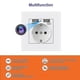 thumbnail image 2 of Eu Stardard Base de enchufe Mini cámara Wifi Hd tomas de corriente cámara Ip inalámbrica 24/7 vigilancia de seguridad del hogar monitoreo remoto, 2 of 5