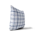 thumbnail image 3 of Liz Plaid Navy Throw Pillow, 3 of 4