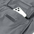 thumbnail image 5 of NOLDARES Men's Bomber Jacket Lightweight Windbreaker Jacket for Men Casual Fall and Winter Coat(Grey,4XL), 5 of 6
