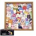 thumbnail image 2 of RKSTN Wooden Hand-Painted Puzzle Photo Frame 36-Color Marker Pen C, 2 of 8