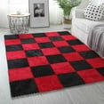 thumbnail image 2 of 10PCS Plush Puzzle Foam Floor Mat for Kids- Thick Interlocking Fluffy Tiles with Border,Square Rug Split Joint Soft Climbing Carpet Mats Shaggy Area Rug for Room Floor-11.8 Inch, 2 of 6