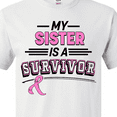 thumbnail image 4 of Inktastic My Sister is a Survivor Breast Cancer Awareness T-Shirt, 4 of 5
