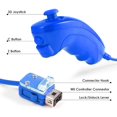 thumbnail image 5 of LUXMO 2 Packs Nunchuck Controller for Wii Video Games, Nunchuck Replacement Controllers Joystick Gamepad for Wii Wii U Console, 5 of 6