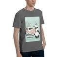 thumbnail image 2 of Bingfone Cute Panda Men'S Loose Fit Short-Sleeve Pocket T-Shirt, 2 of 7