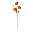 thumbnail image 2 of HESHENG Artificial Silk Poppy Flowers 6pcs Wedding 23inch Centerpiece Natural Real Touch Garden Home Decor, Orange-Red, 2 of 14