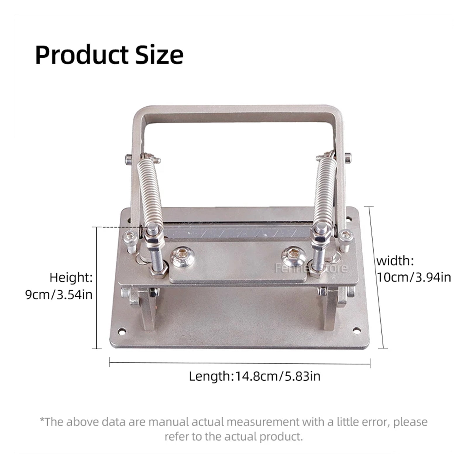 Manual Leather Peeler Stainless DIY Leather Strips Belt Manual Cowhide Leather Splitter Machine Cutting Peeler Roller Tool ,Power Tools