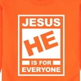 thumbnail image 3 of Instant Message - Jesus Rating - Men's Crew Neck Fleece Pullover, 3 of 7