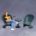 thumbnail image 4 of 1/64 Music Figures 1/64 Scale Music Figurine Simulation Figures 1/64 Scale Miniature Model Figure Miniature Scenes Desktop Ornament, 4 of 7